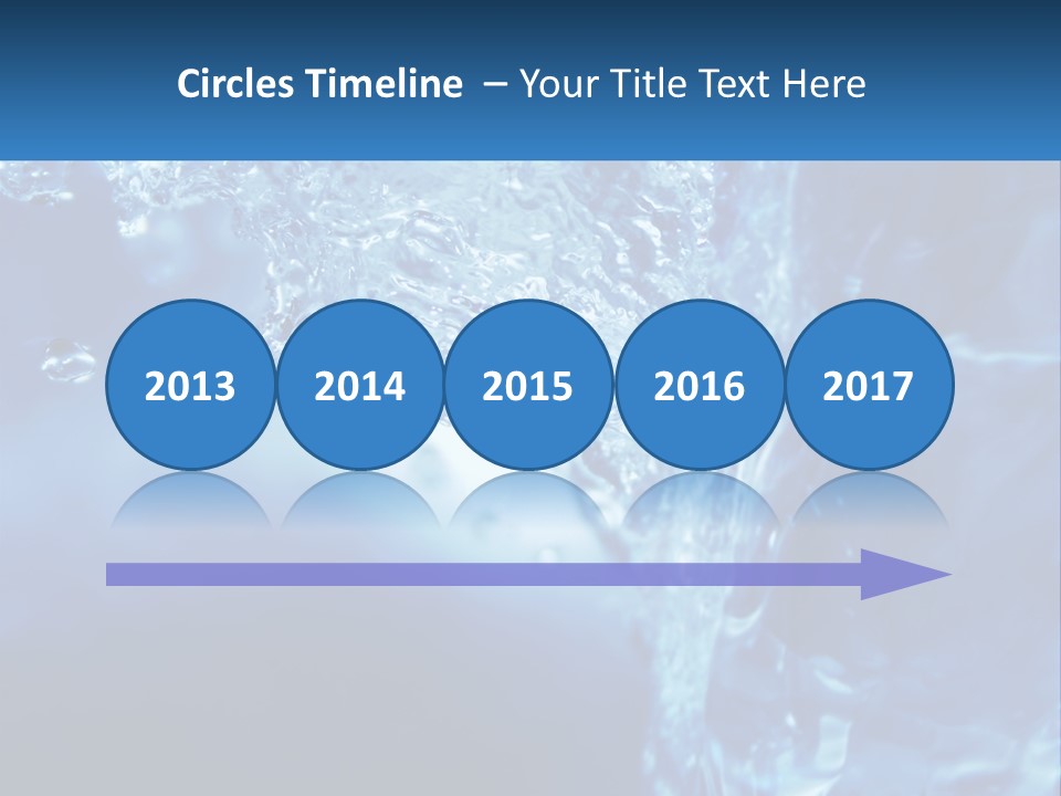 Drops Abstract Still PowerPoint Template