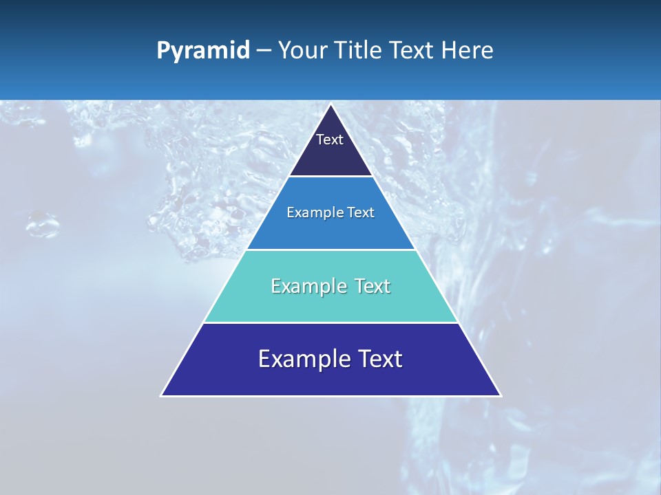 Drops Abstract Still PowerPoint Template