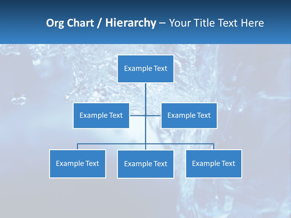 Drops Abstract Still PowerPoint Template