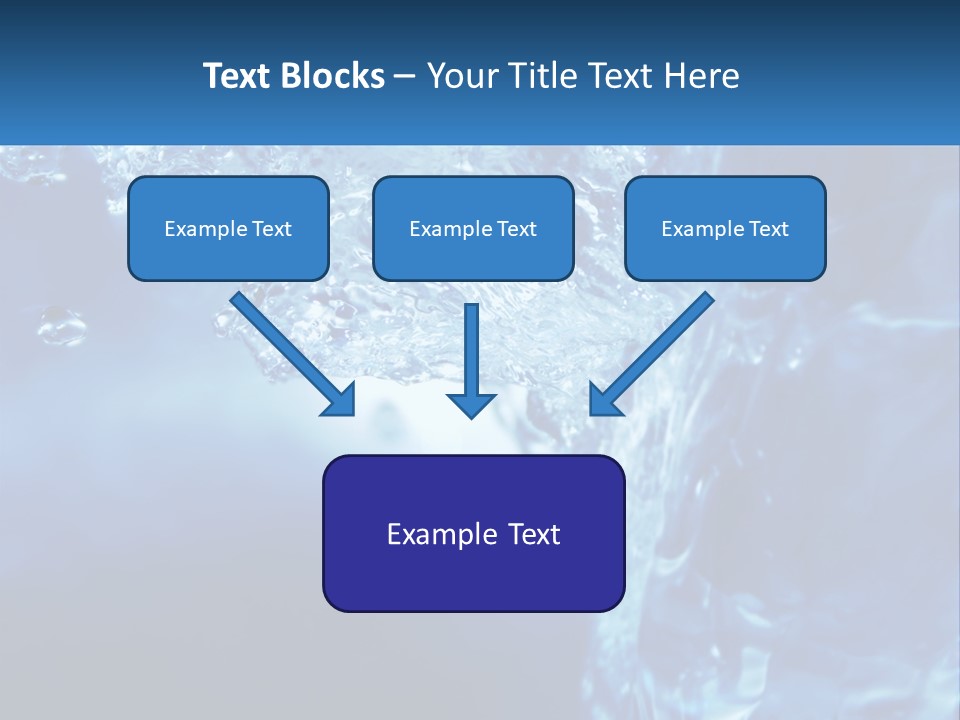 Drops Abstract Still PowerPoint Template