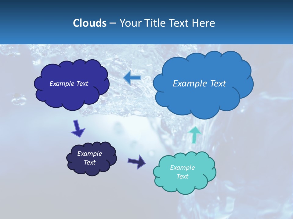 Drops Abstract Still PowerPoint Template