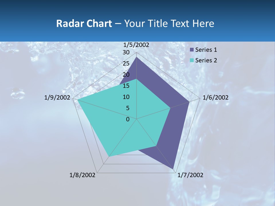 Drops Abstract Still PowerPoint Template