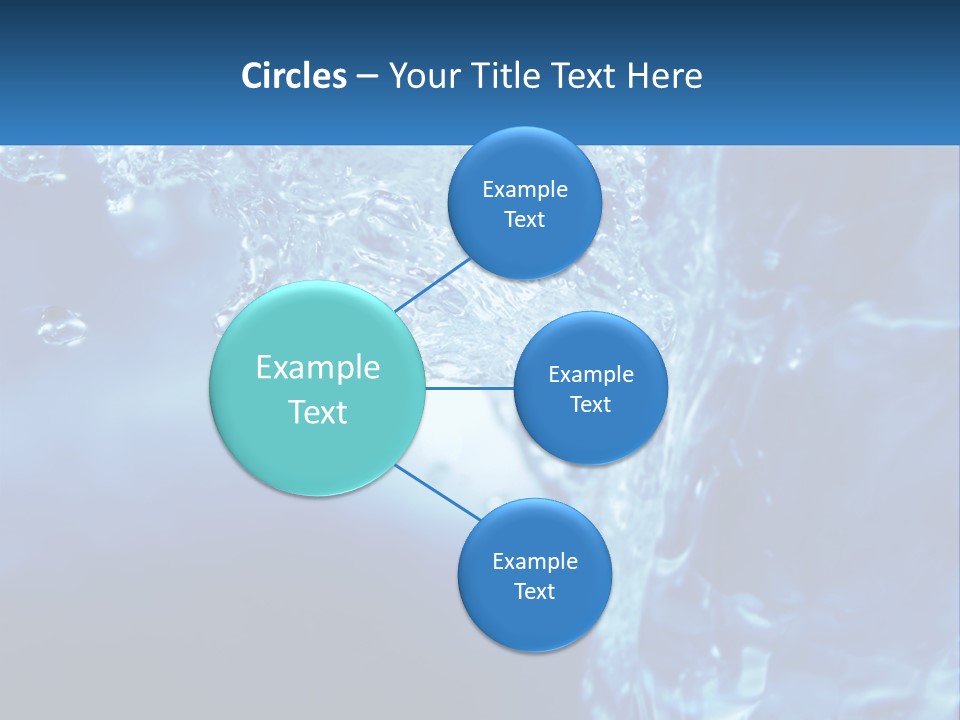 Drops Abstract Still PowerPoint Template