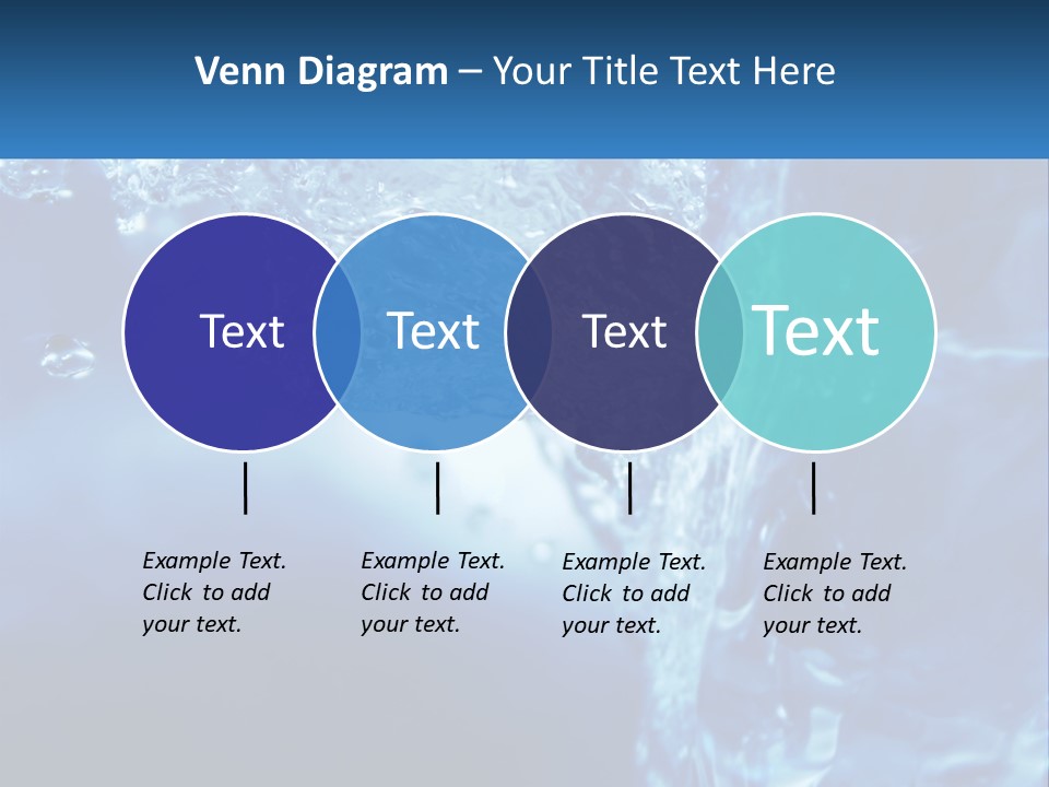 Drops Abstract Still PowerPoint Template
