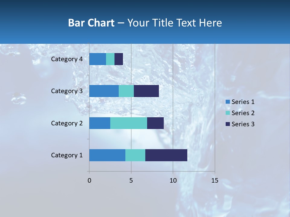 Drops Abstract Still PowerPoint Template