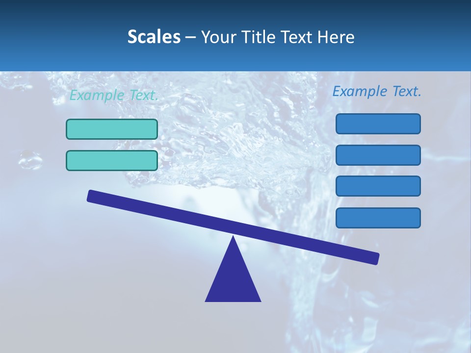 Drops Abstract Still PowerPoint Template