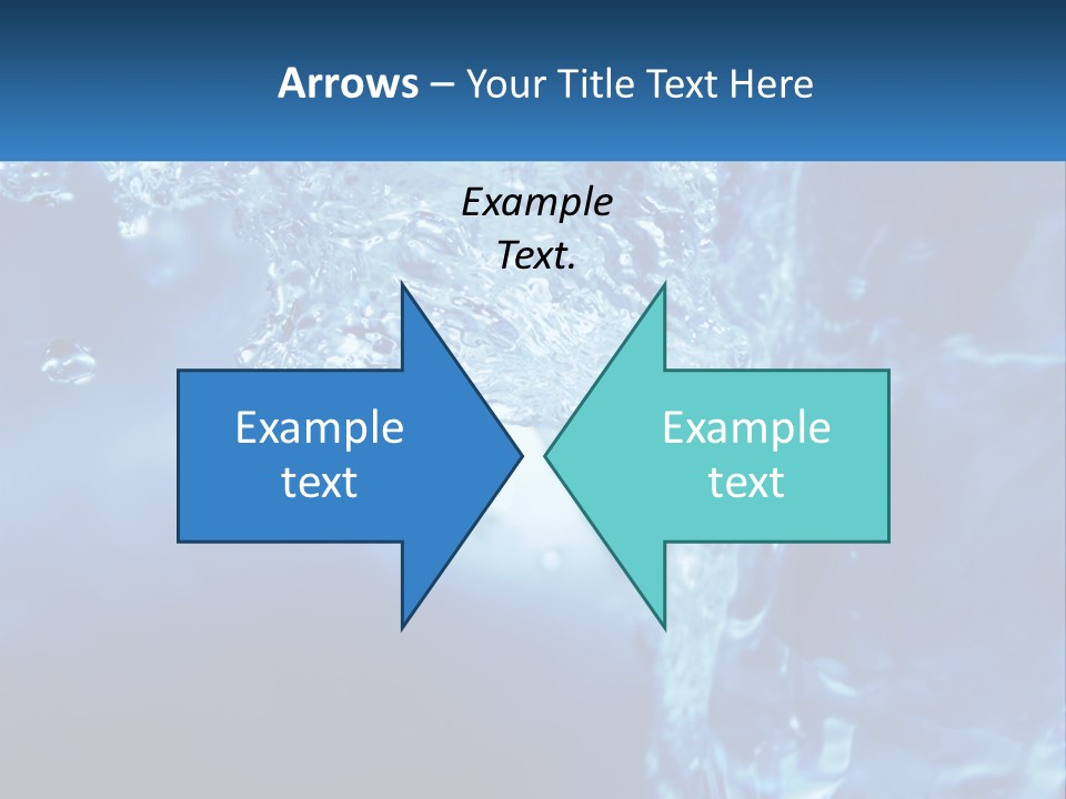 Drops Abstract Still PowerPoint Template