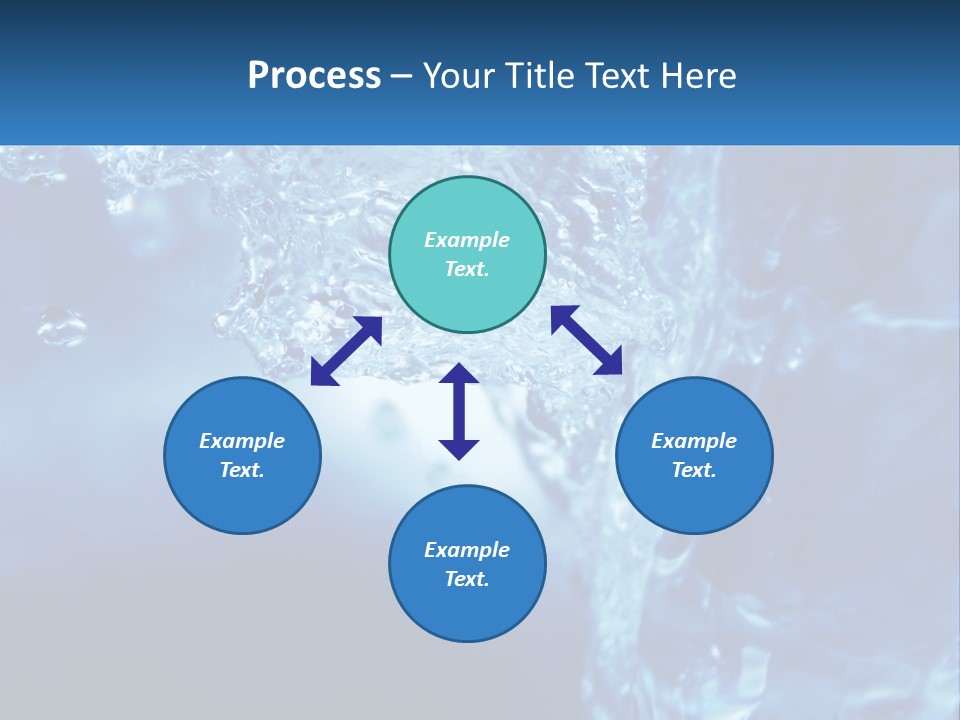 Drops Abstract Still PowerPoint Template