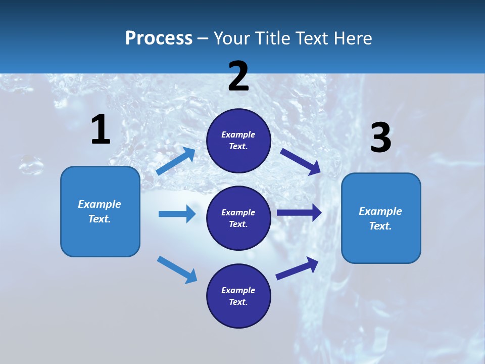 Drops Abstract Still PowerPoint Template