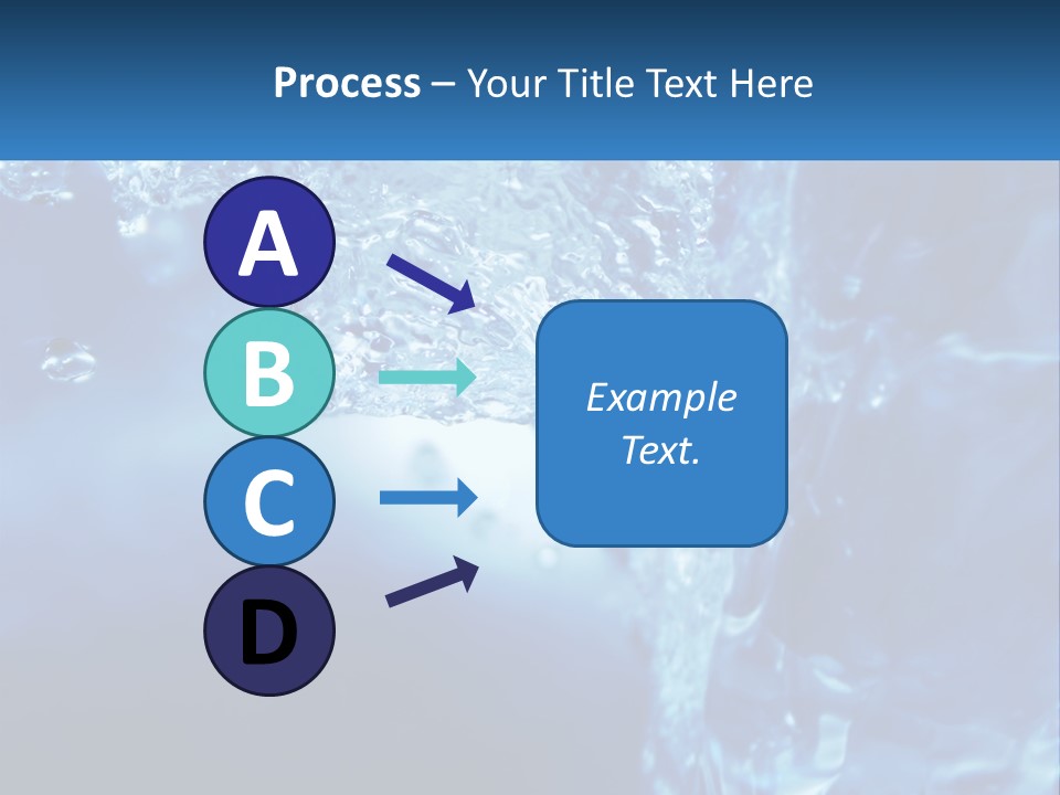 Drops Abstract Still PowerPoint Template