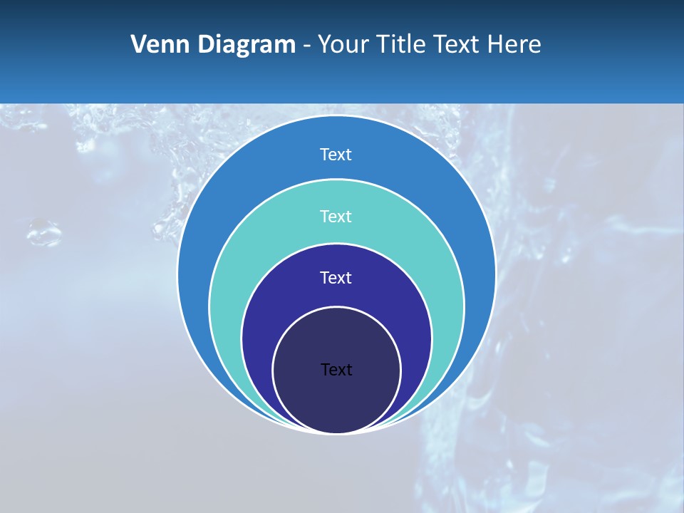 Drops Abstract Still PowerPoint Template