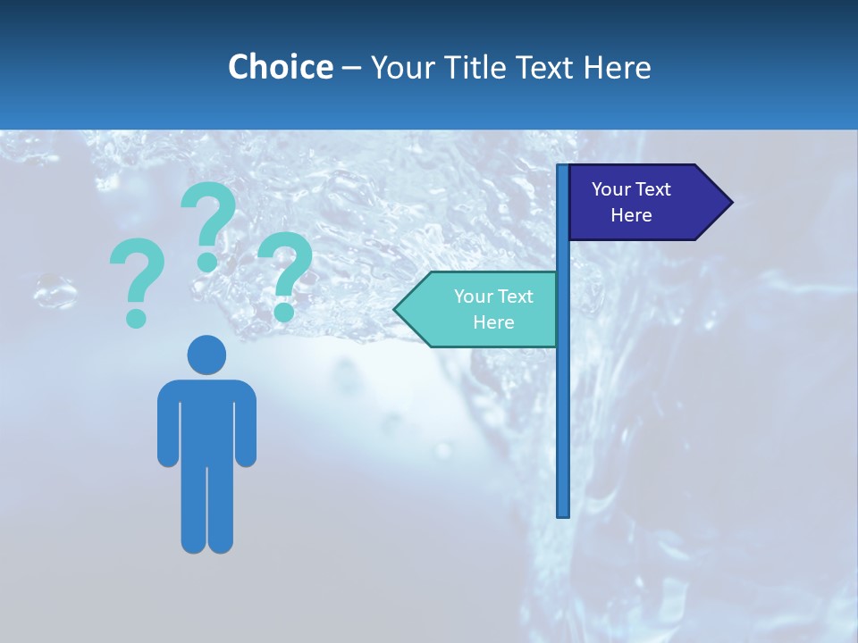 Drops Abstract Still PowerPoint Template