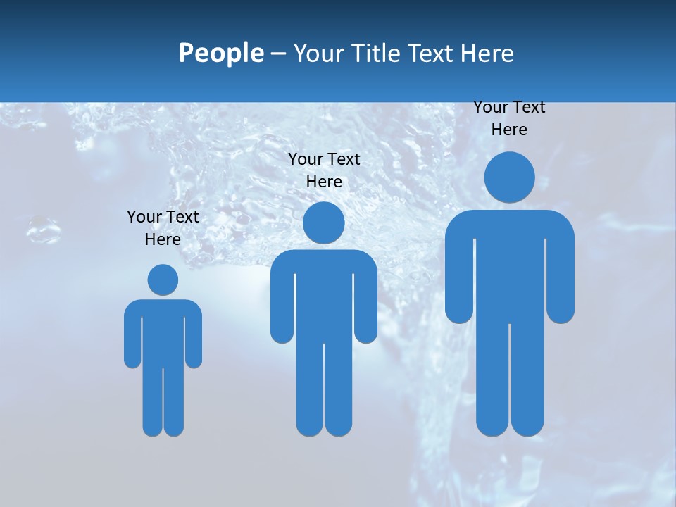 Drops Abstract Still PowerPoint Template