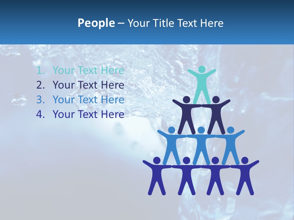 Drops Abstract Still PowerPoint Template