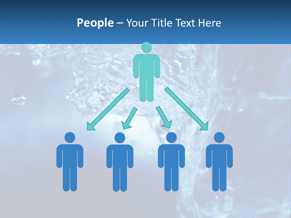 Drops Abstract Still PowerPoint Template