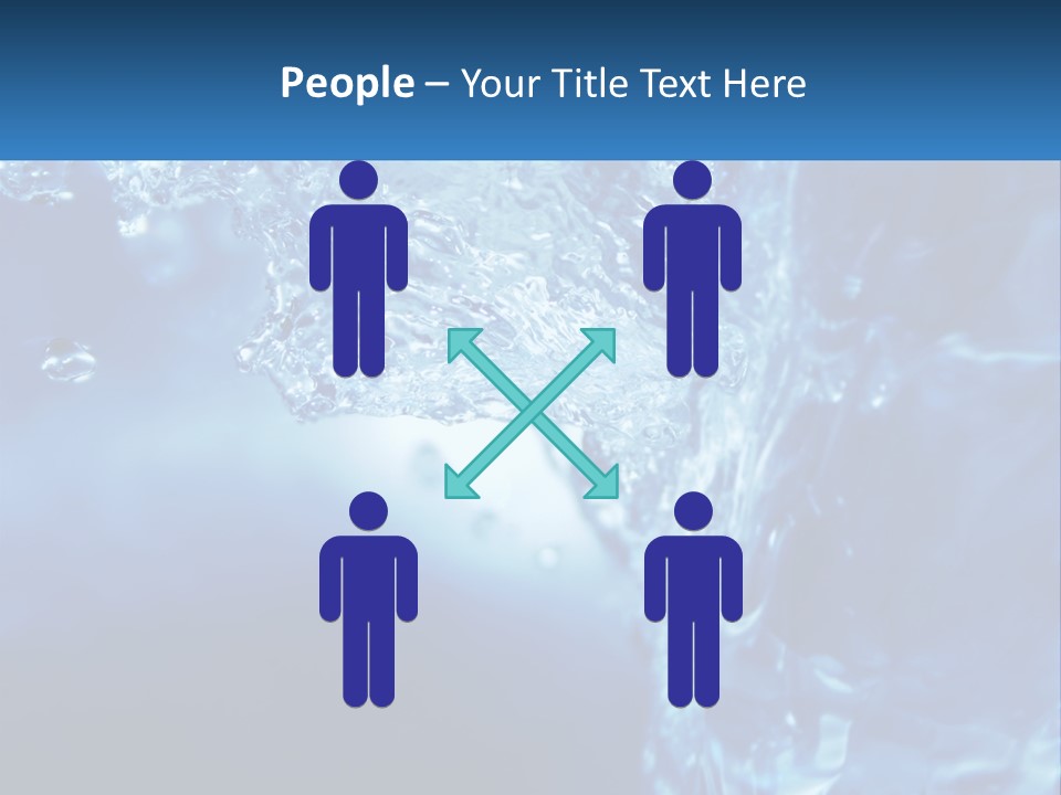 Drops Abstract Still PowerPoint Template