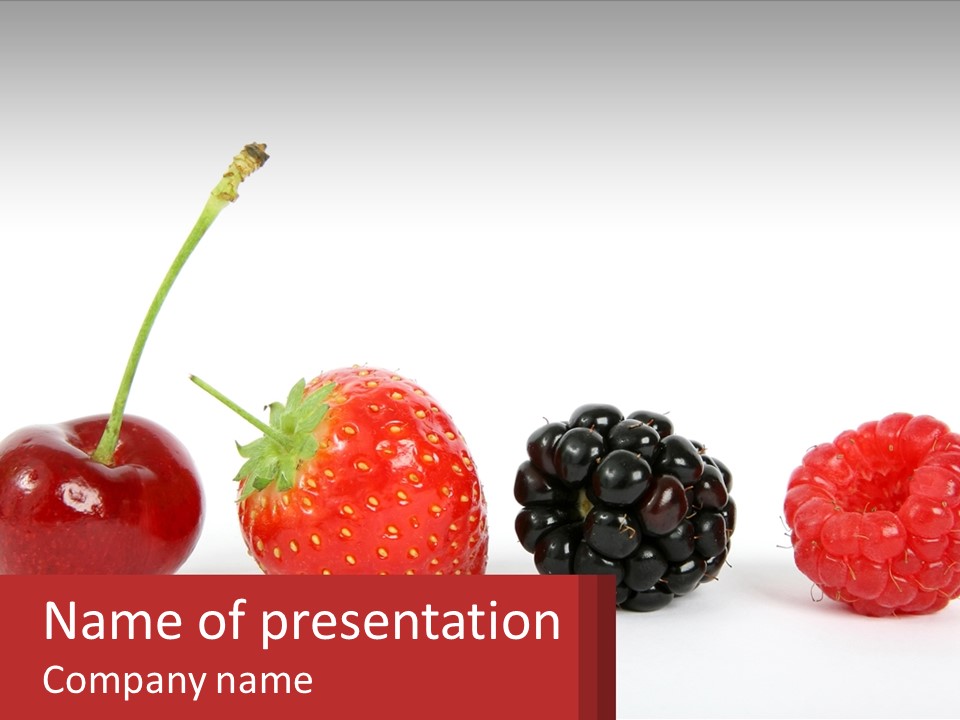 Copy Dessert Closeup PowerPoint Template