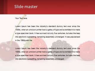 Copy Dessert Closeup PowerPoint Template