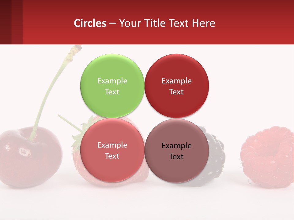 Copy Dessert Closeup PowerPoint Template