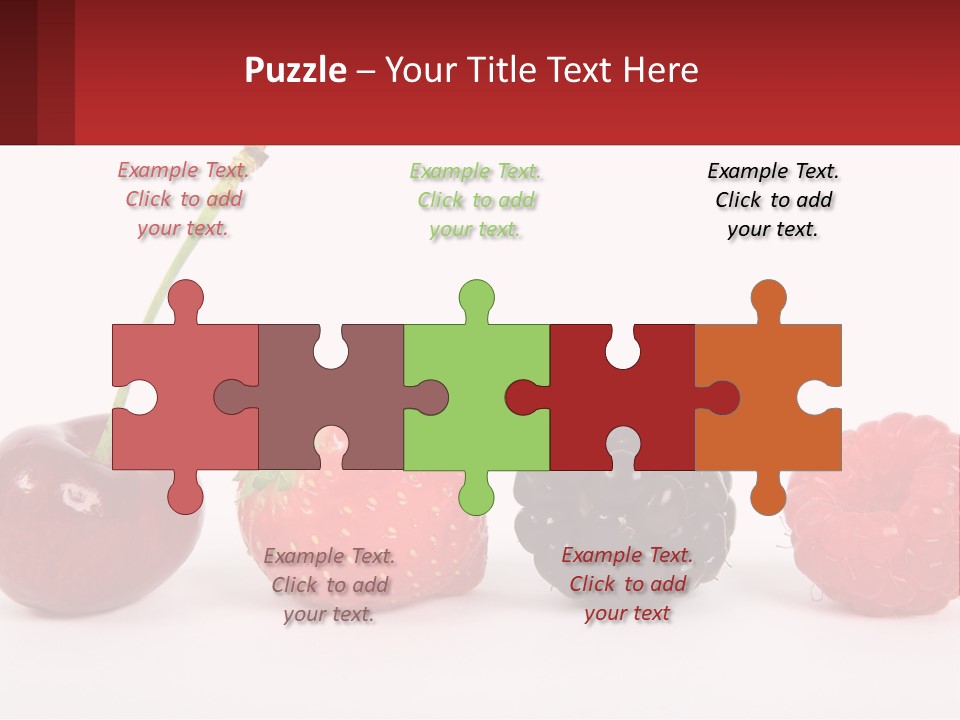 Copy Dessert Closeup PowerPoint Template