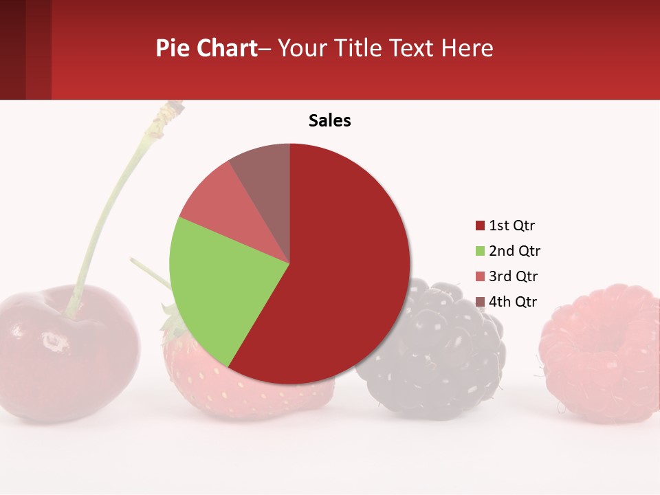 Copy Dessert Closeup PowerPoint Template