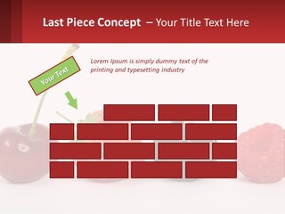 Copy Dessert Closeup PowerPoint Template