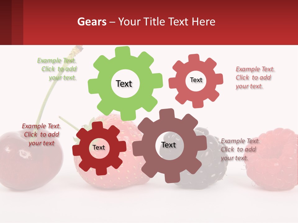 Copy Dessert Closeup PowerPoint Template