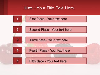 Copy Dessert Closeup PowerPoint Template