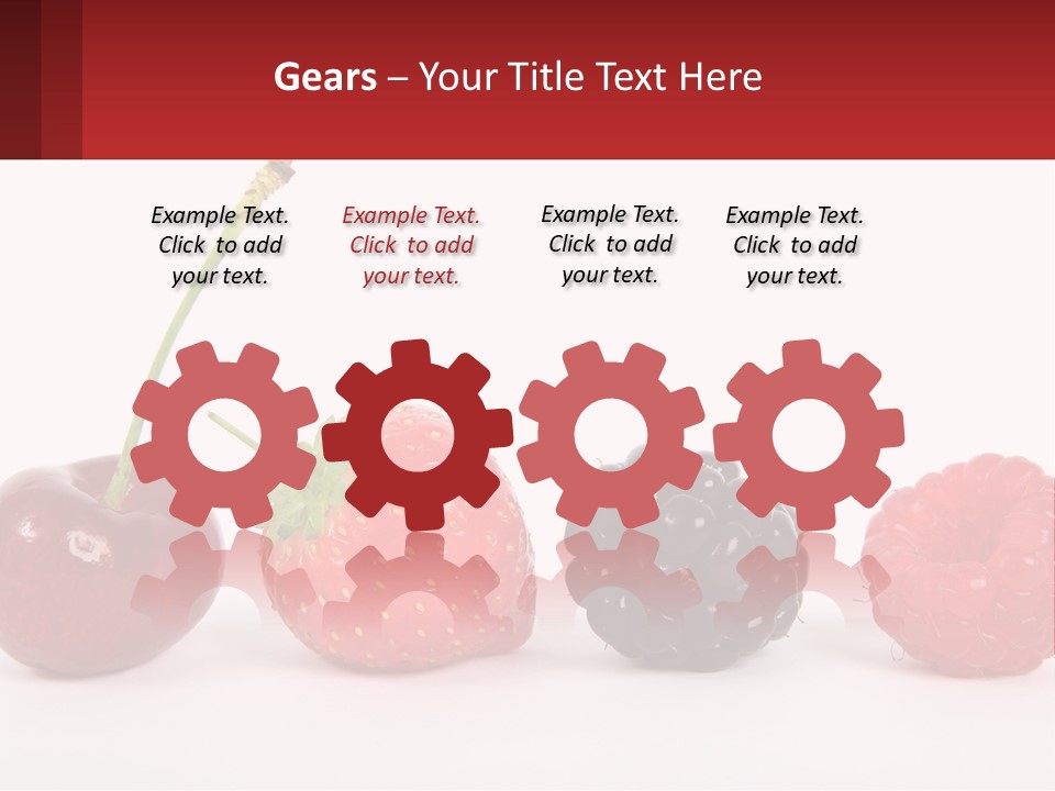 Copy Dessert Closeup PowerPoint Template