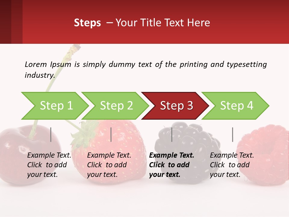 Copy Dessert Closeup PowerPoint Template