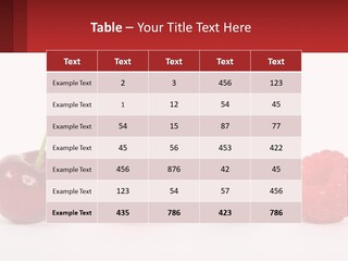 Copy Dessert Closeup PowerPoint Template