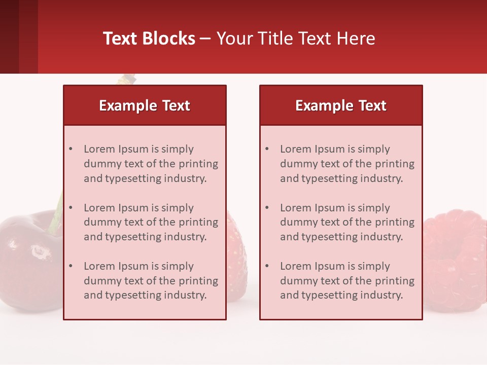 Copy Dessert Closeup PowerPoint Template