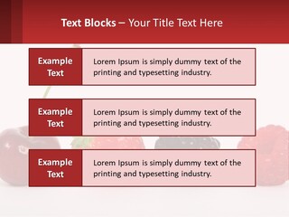 Copy Dessert Closeup PowerPoint Template