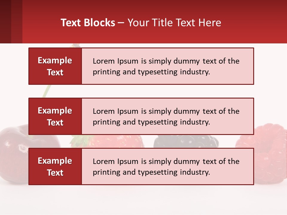 Copy Dessert Closeup PowerPoint Template