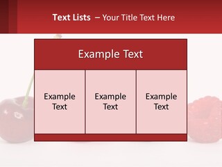 Copy Dessert Closeup PowerPoint Template