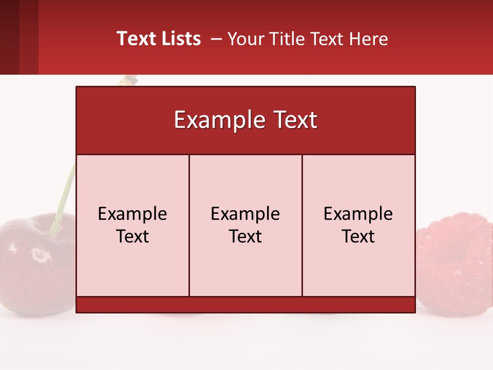 Copy Dessert Closeup PowerPoint Template