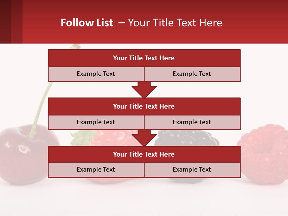 Copy Dessert Closeup PowerPoint Template