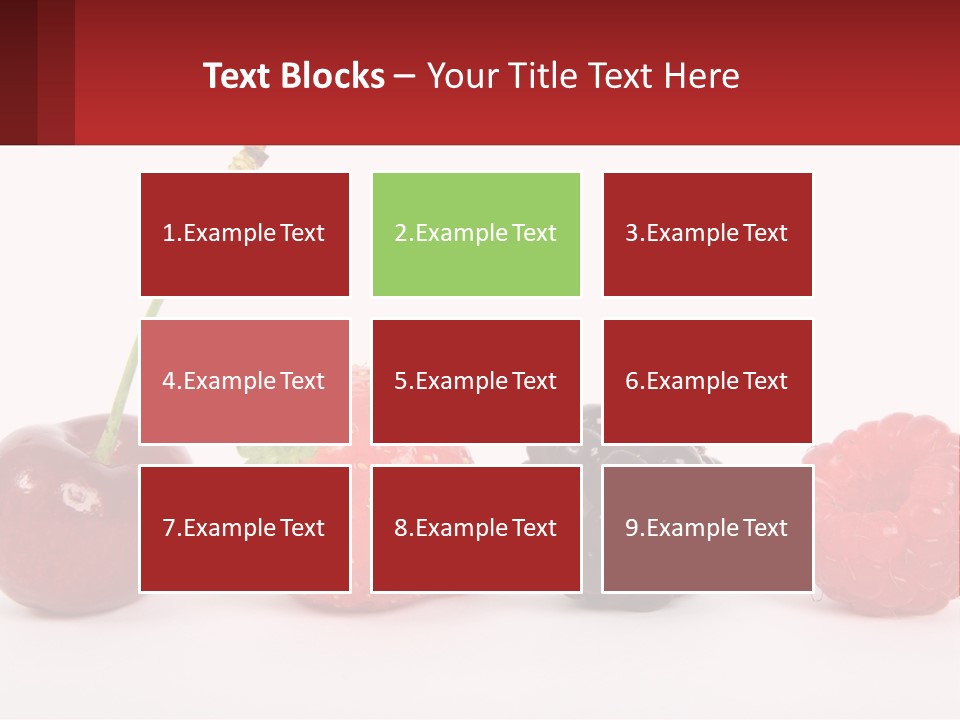 Copy Dessert Closeup PowerPoint Template