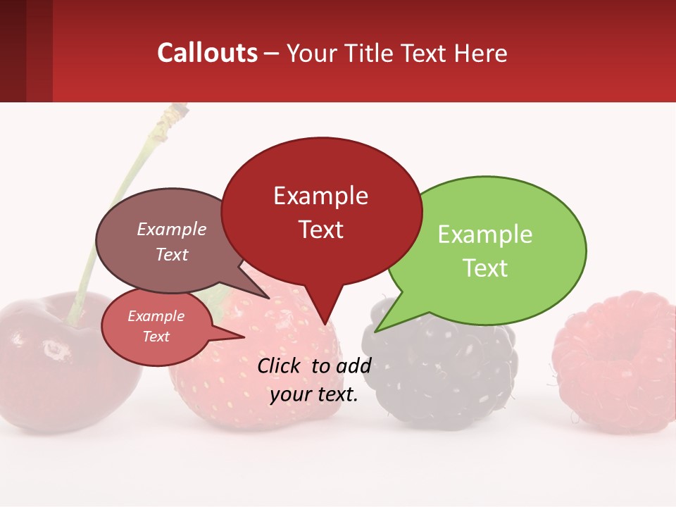 Copy Dessert Closeup PowerPoint Template