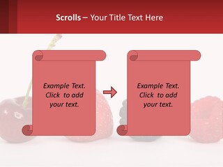 Copy Dessert Closeup PowerPoint Template