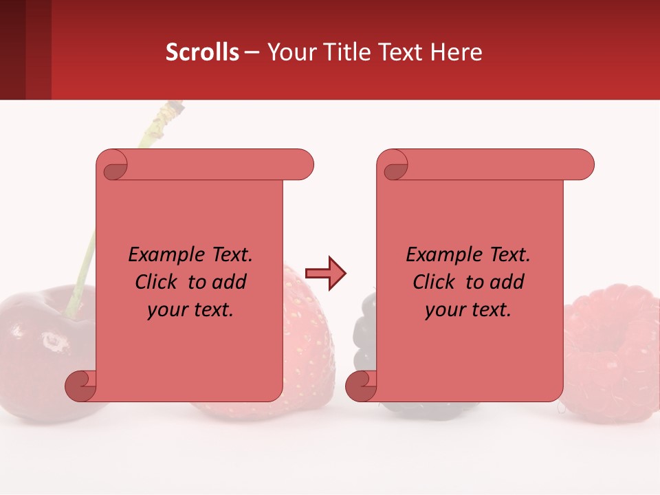 Copy Dessert Closeup PowerPoint Template