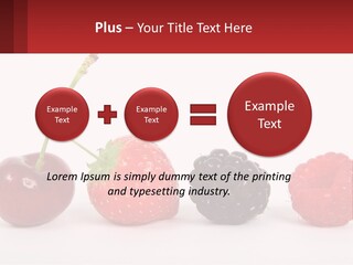 Copy Dessert Closeup PowerPoint Template