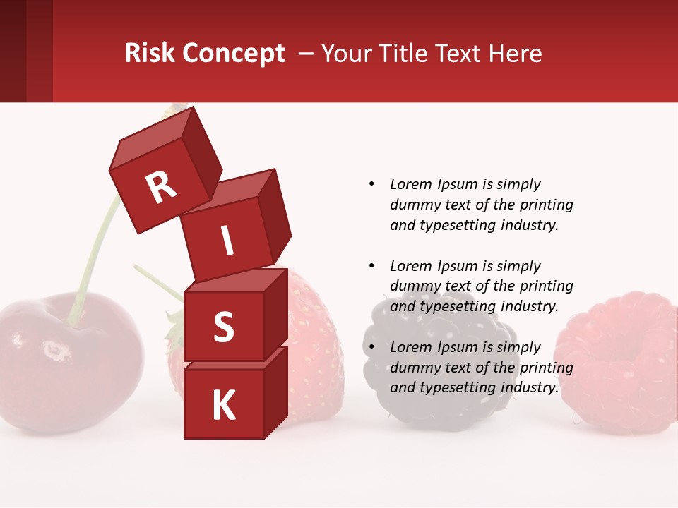 Copy Dessert Closeup PowerPoint Template