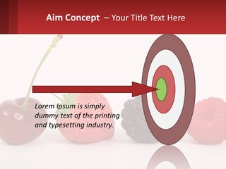 Copy Dessert Closeup PowerPoint Template