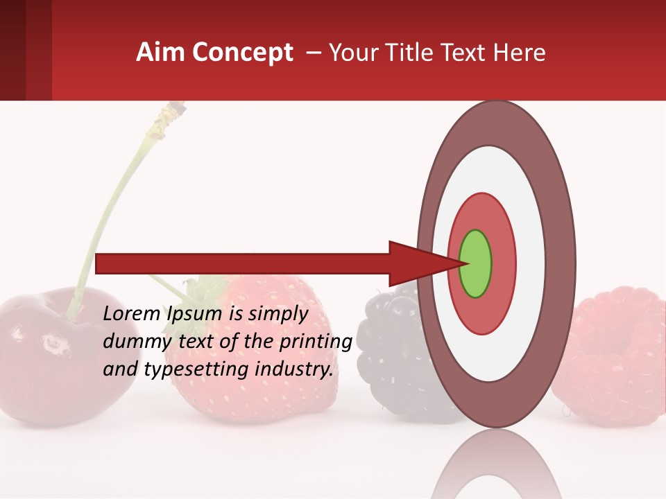 Copy Dessert Closeup PowerPoint Template