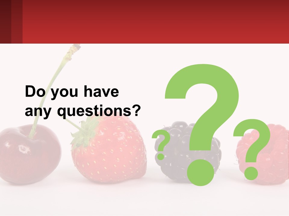 Copy Dessert Closeup PowerPoint Template