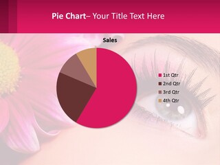 Female Eyeball Skin PowerPoint Template