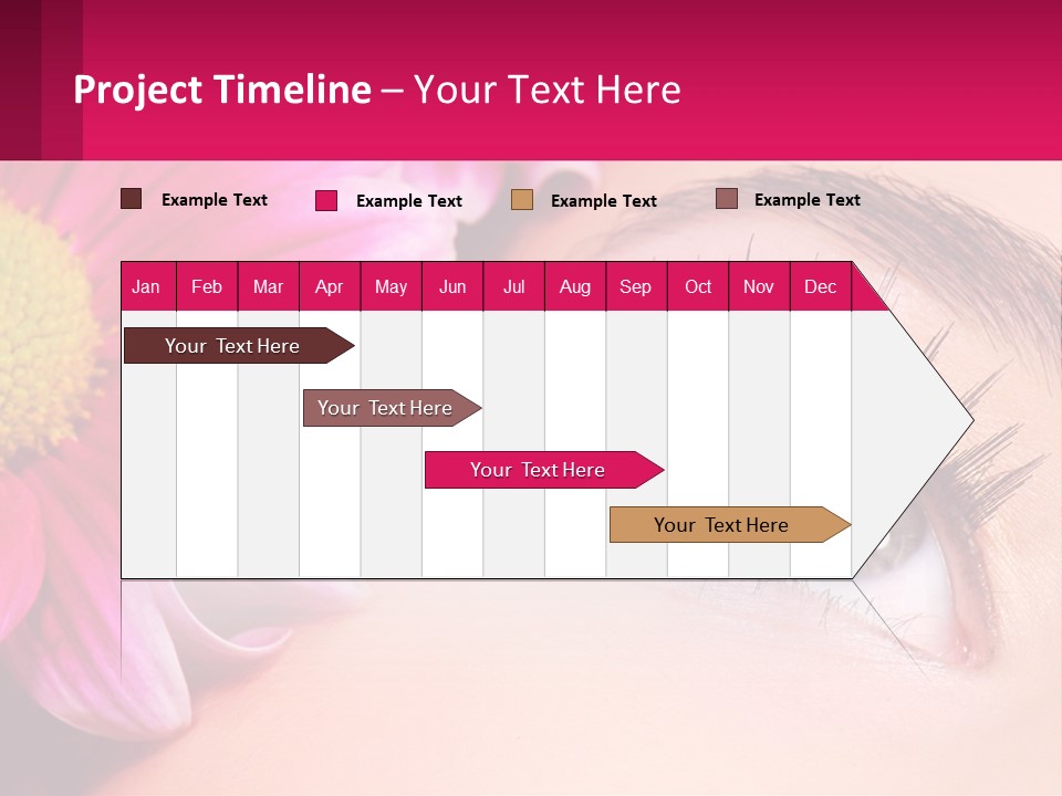 Female Eyeball Skin PowerPoint Template