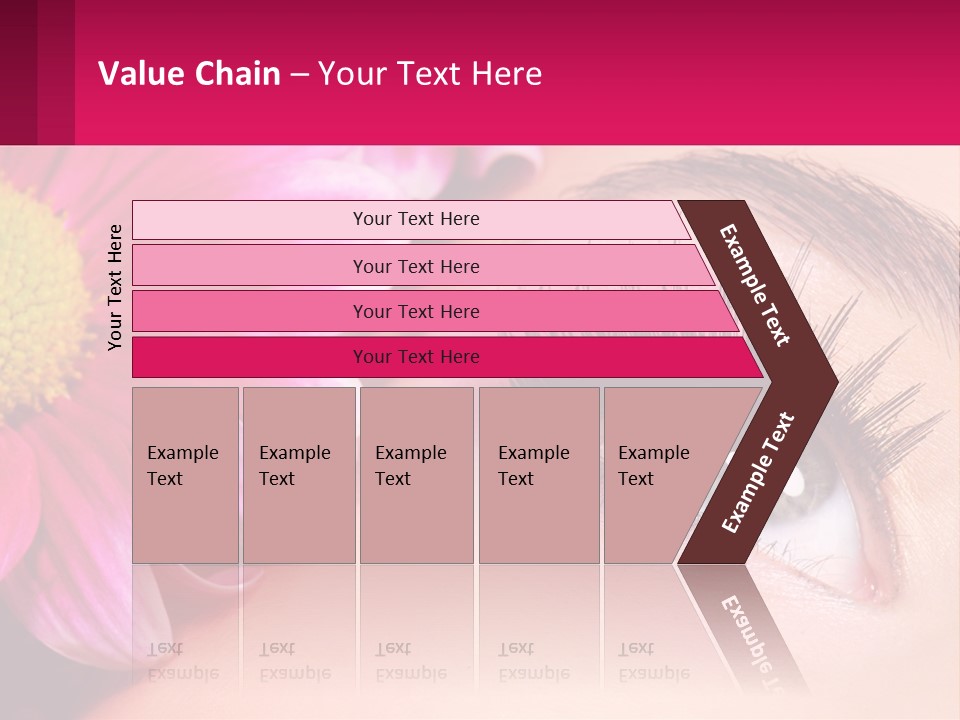 Female Eyeball Skin PowerPoint Template