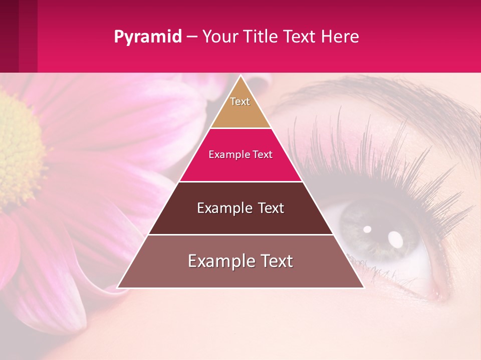 Female Eyeball Skin PowerPoint Template